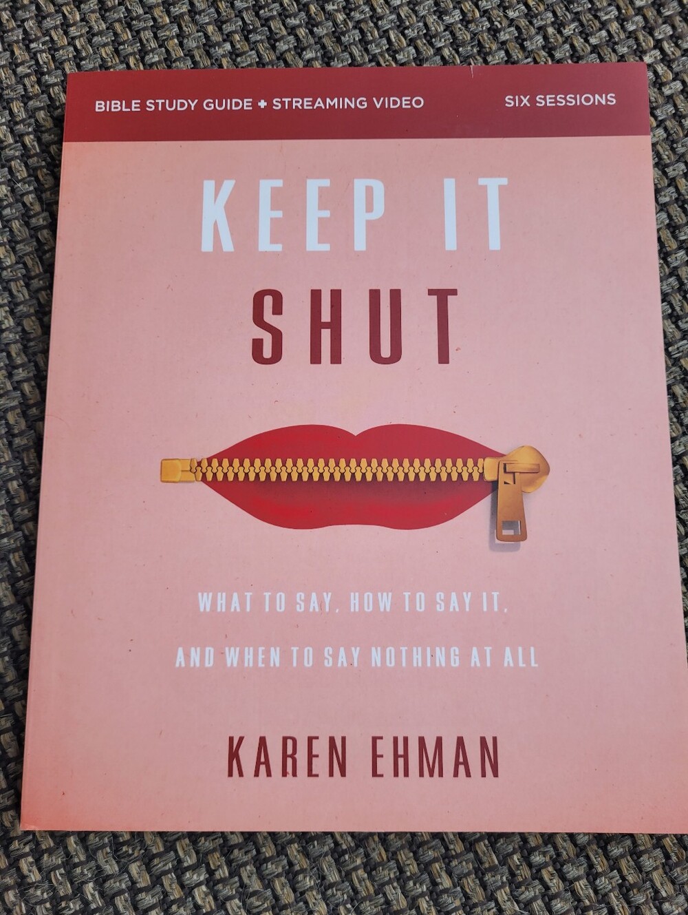 💗Keep It Shut by Karen Ehman Bible Study Guide